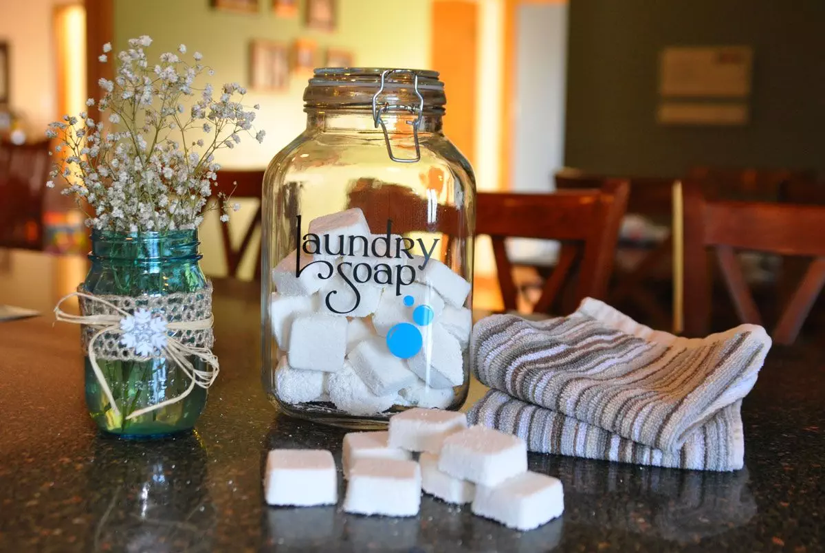 Homemade Laundry Detergent Tabs
